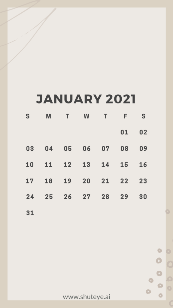 Printable January Calendar 2021 | Free Printable Calendars