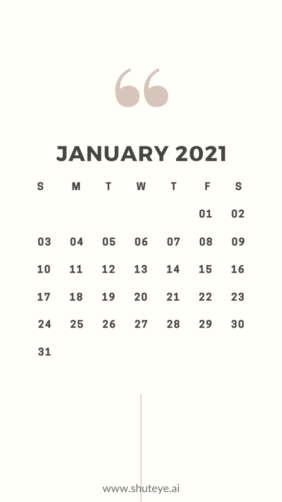 Printable January Calendar 2021 | Free Printable Calendars