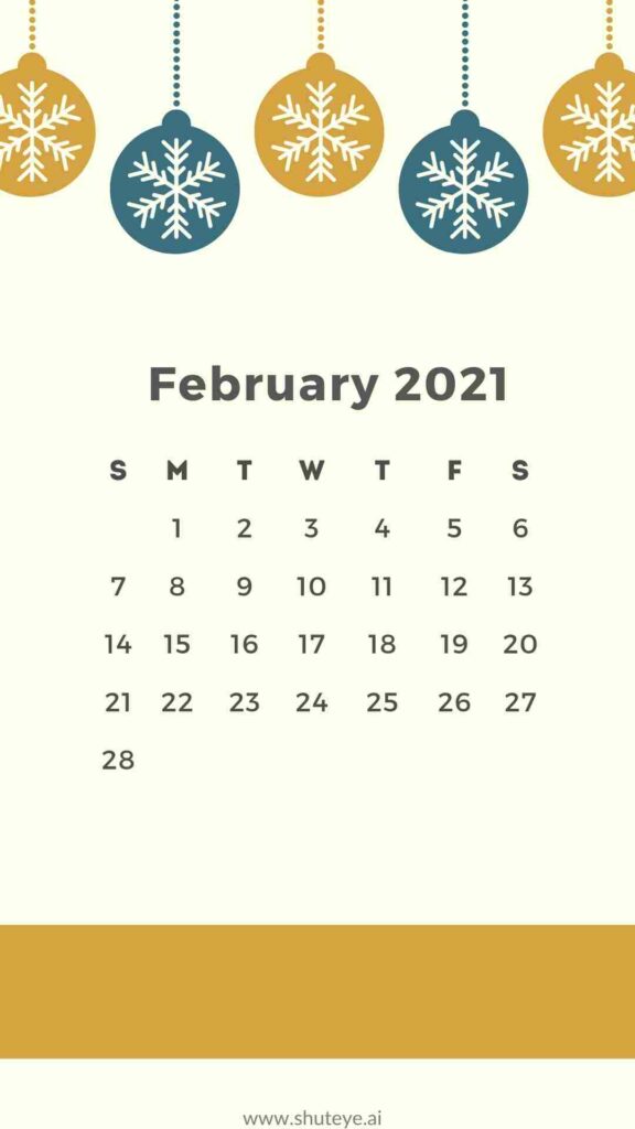 ShutEye Free Printable February Calendar1