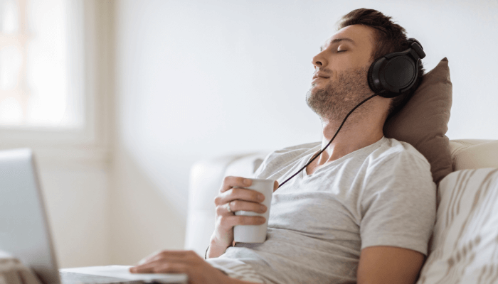 Listen to relaxing music