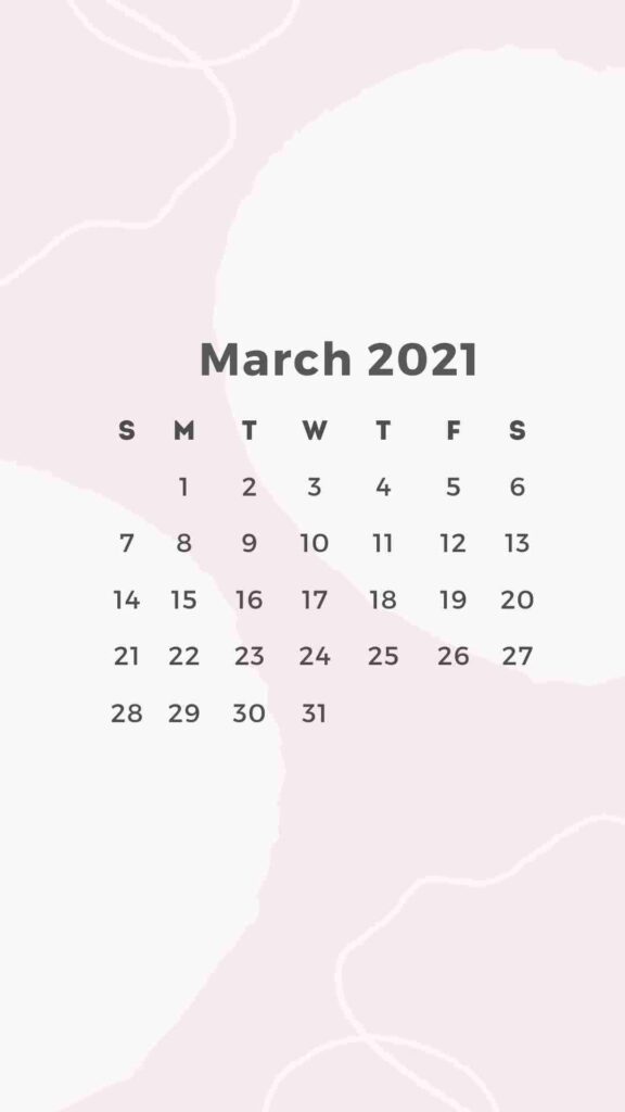 ShutEye Free Printable March Calendar1