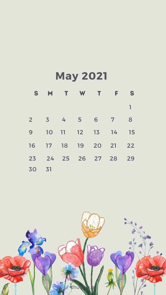 ShutEye Free Printable May Calendar1