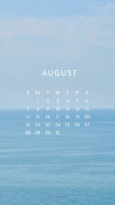 free printable august calendar 2022