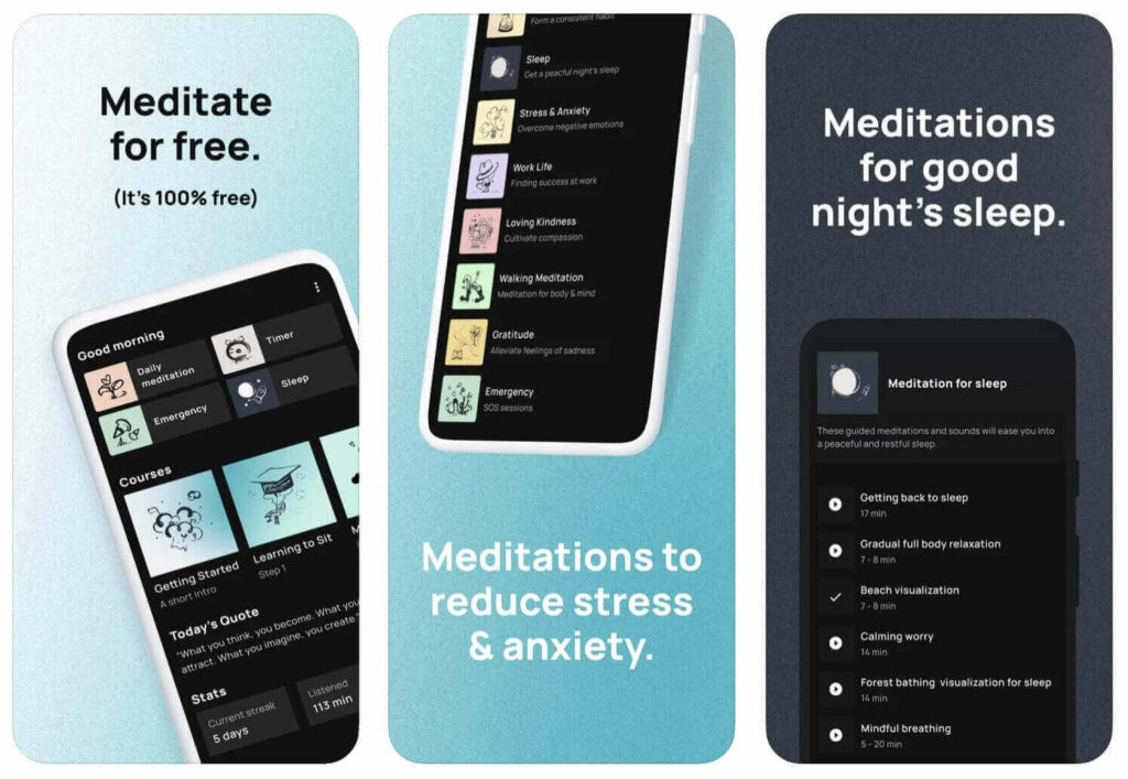 Medito Free Meditation, Sleep & Mindfulness