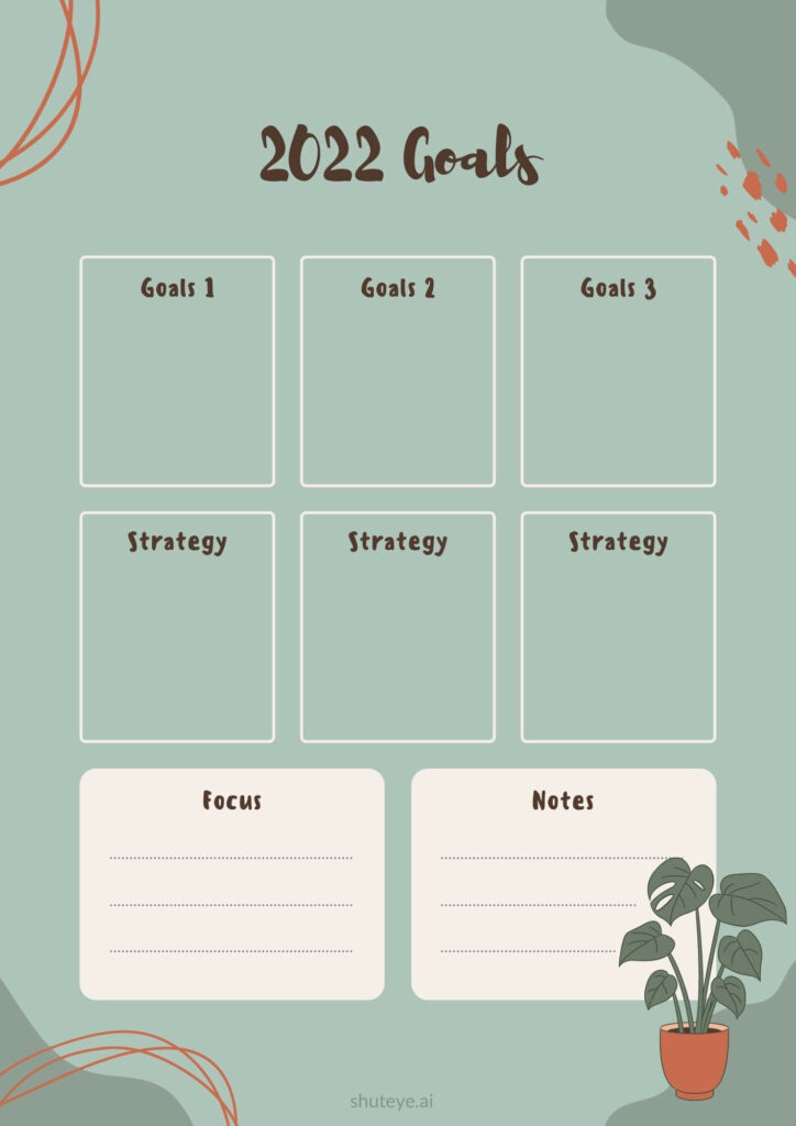 Best Free Printable Yearly Planner Templates 2022