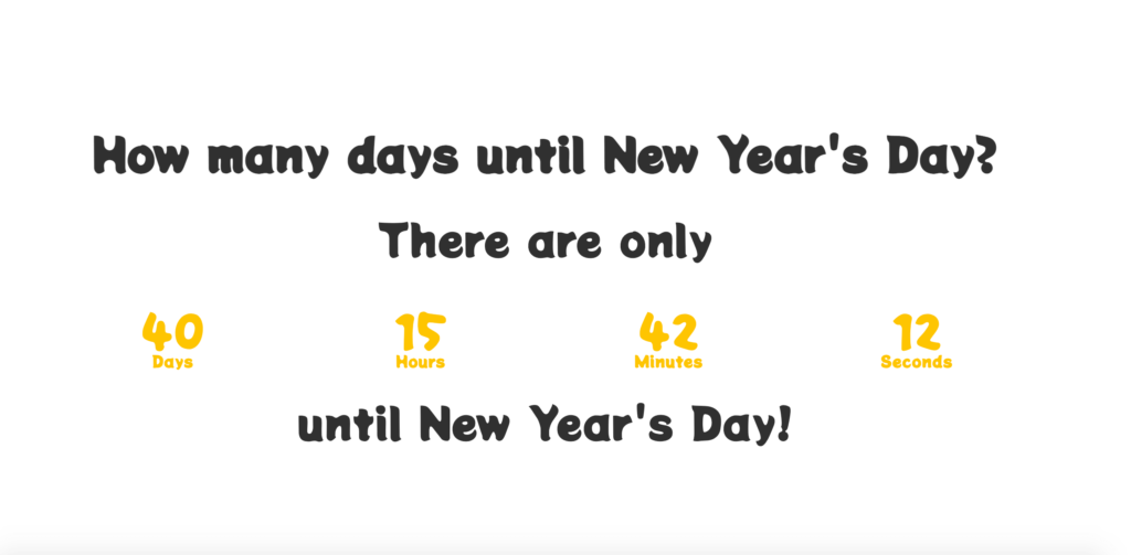 ShutEye New Year Countdown