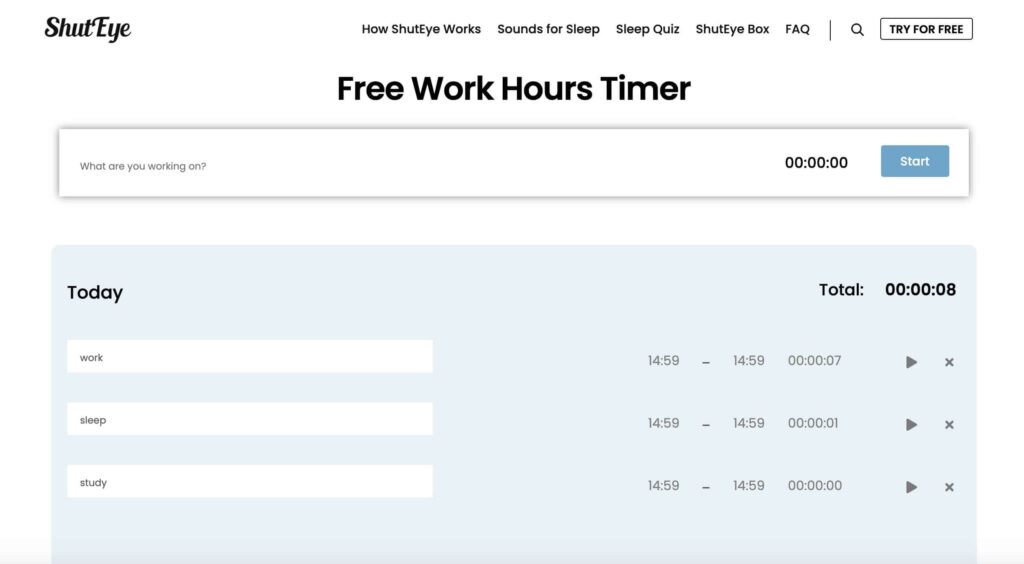 best time tracking tools work hours tracker
