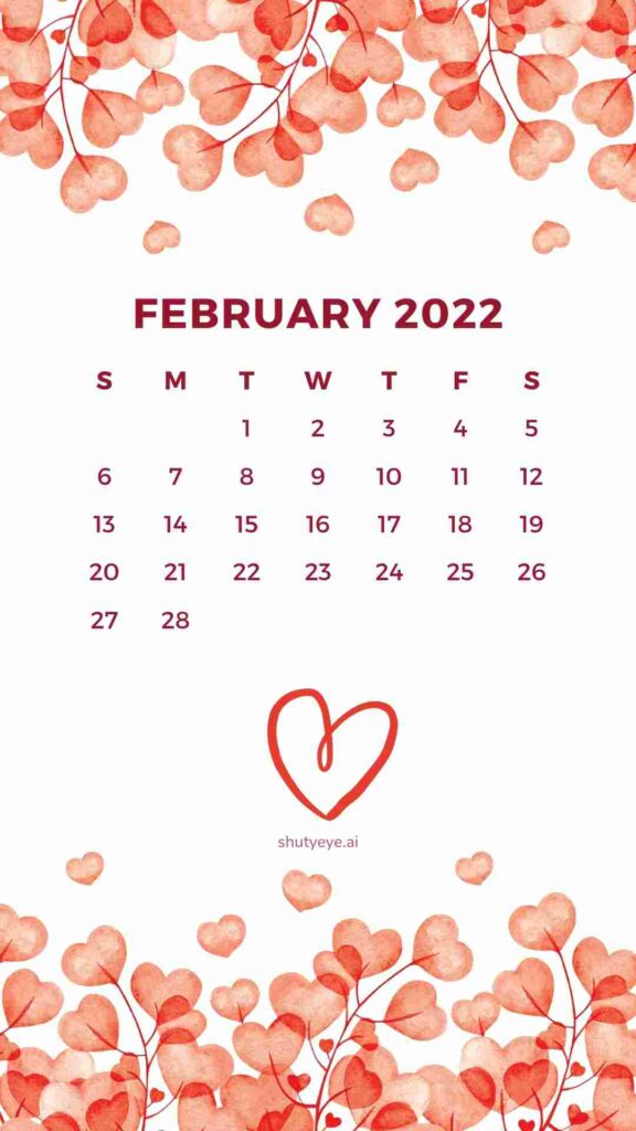 printable february calendar 2022 free printable calendars shuteye