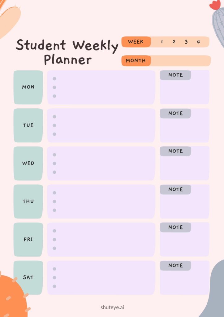 Best Free Student Digital Planner Templates for 2022
