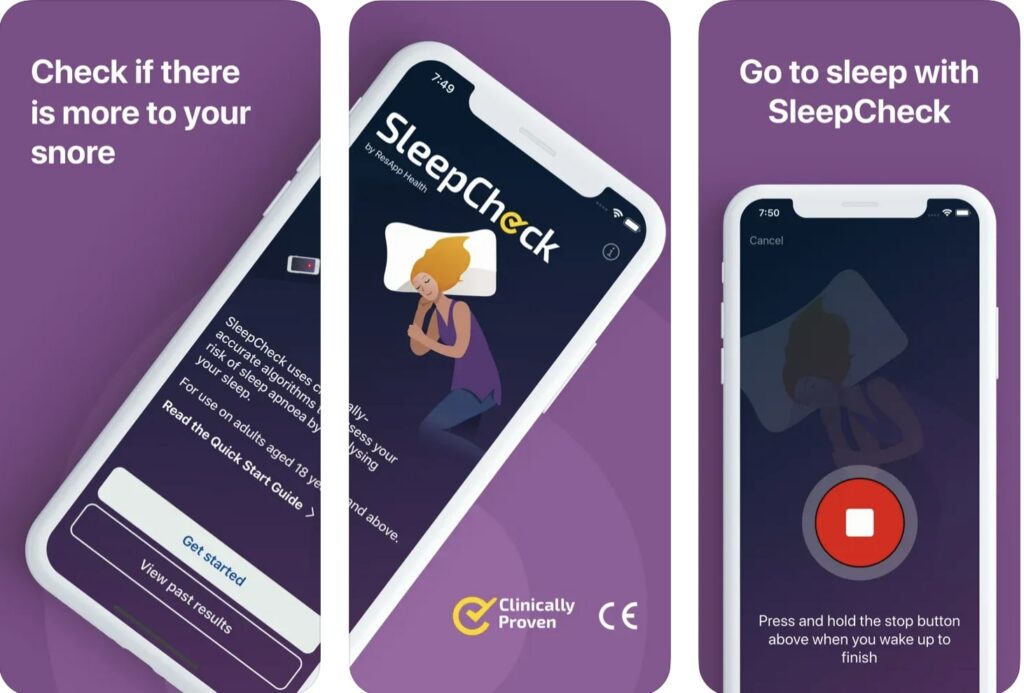 Has made a great app (screening test) to detect obstructive sleep apnea (OSA) using a smartphone that can record sounds (breathing and snoring) while sleeping