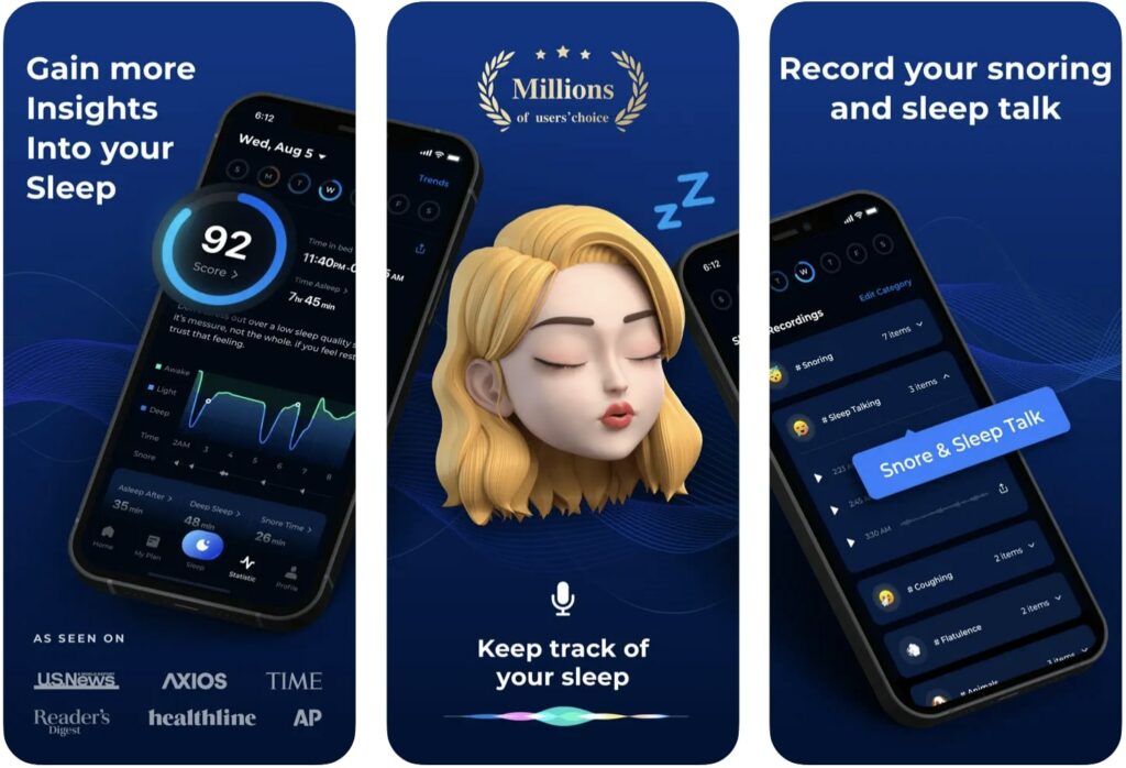 ShutEye is a great sleep tracker, and if we get back to the sleep apnea symptoms and signs, ShutEye is shaped to track, identify, analyze and offer help