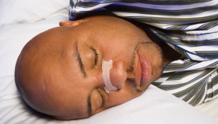 These strips pull the sides of your nose that open the air passage resulting in less snoring. 
