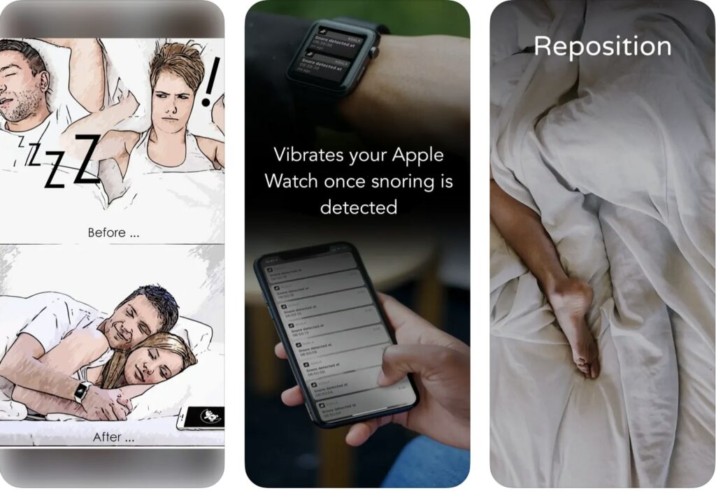 The logic is – when it detects snoring, it sends a signal to your Apple Watch or iPhone 