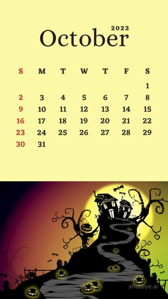 halloween calendar 2022