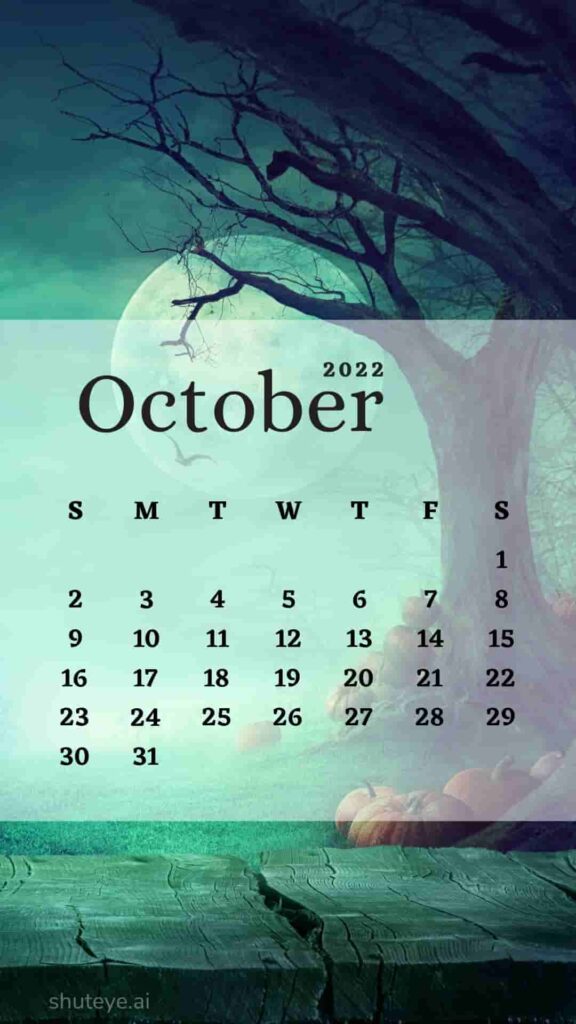 halloween calendar 2022