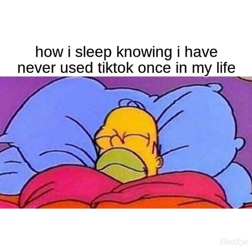how I sleep knowing memes